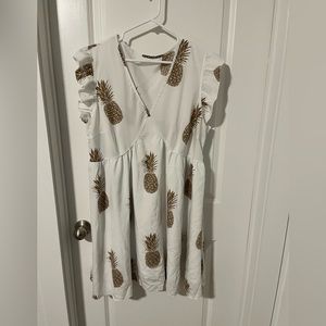 SHEIN Curve Pineapple print dress